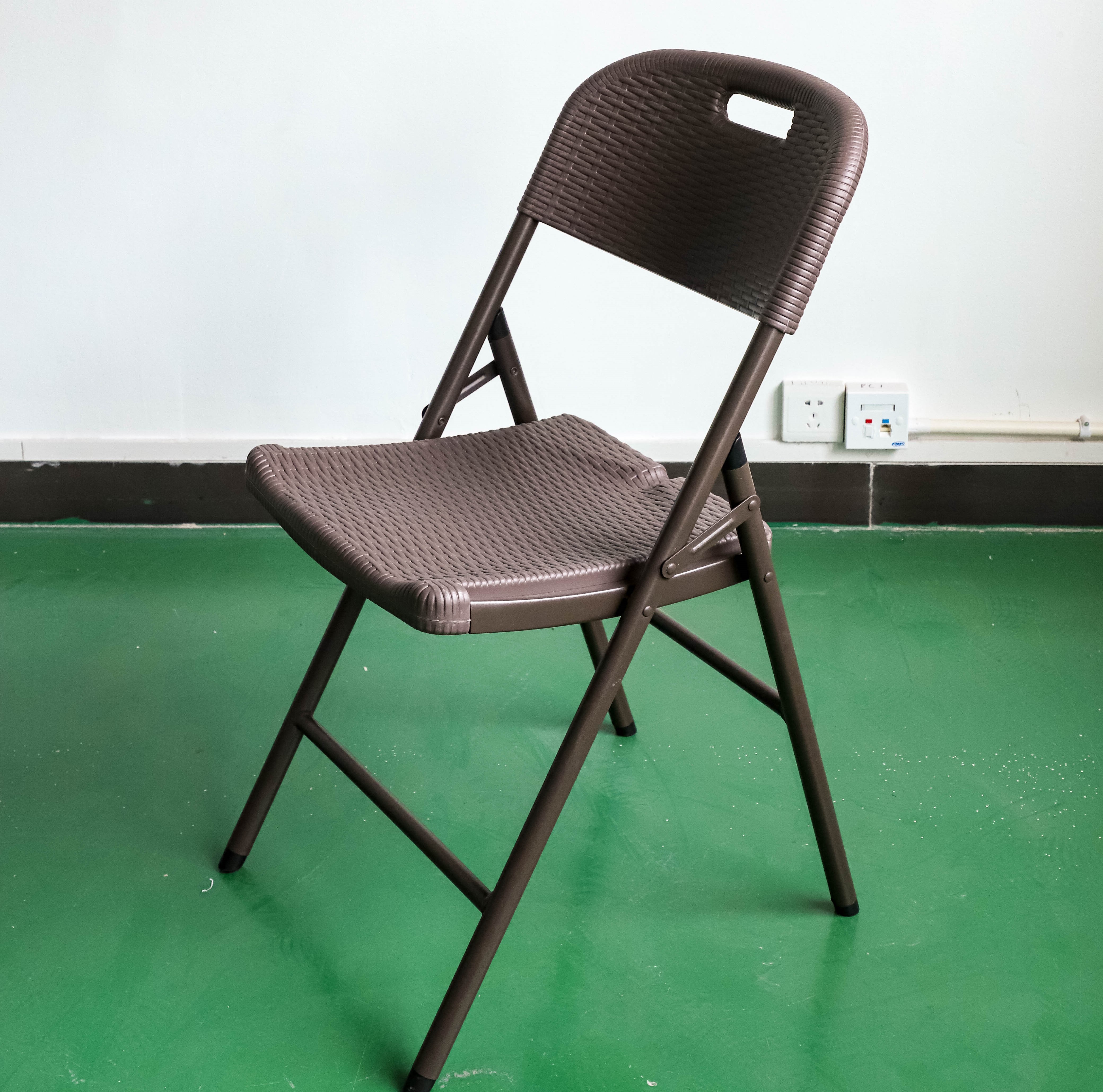 Black HDPE chair