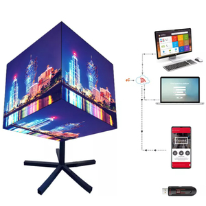 3D P4 sihirli kutu küp LED ekran 4 5 6 taraflı LED küp ekran ile mobil uygulama & Wifi kontrolü - Product Image 5