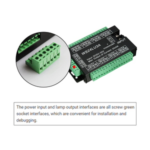 Контроллер DMX512 на 24 канала, RGB-контроллер, модуль светодиодной ленты, самосвал с узлом WS24LU3A, светодиодный декодер с постоянным напряжением и общим анодом - Product Image 4