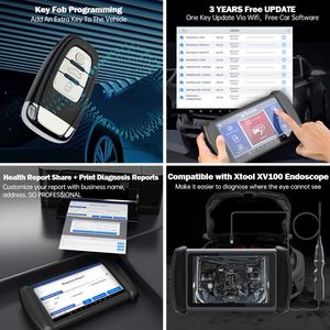Vendita calda OBD2 tutti gli strumenti di diagnostica del sistema XTOOL IP819 ECU codifica Test attivo Auto Vin Key programmatore OBD2 Scanner automobilistico - Product Image 4
