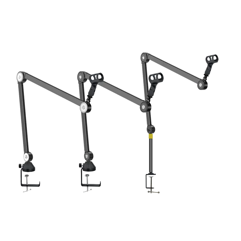 Isong Oem Professionele Ophanging Boom Schaar Arm Omroep Microfoon Arm Stand Voor Studio