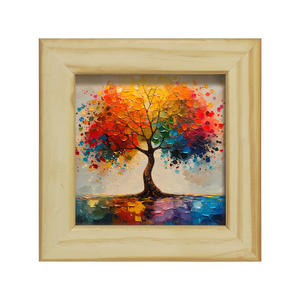 Wall and Tabletop Rustic Picture <strong>Frame</strong> Poster <strong>Frames</strong> Mat 6x8 Natural Wood 8x8 Wooden Picture <strong>Frame</strong> - Product Image 2