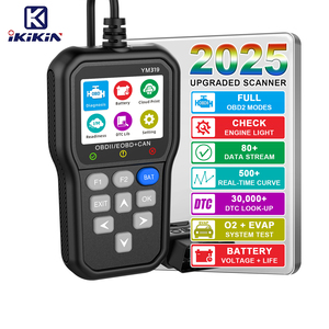 汽车扫描仪YM319车载诊断工具车载读码器黑色塑料汽车软件 - Product Image 1
