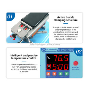 Sunshine S-918F Plus 5 in 1 Edge Screen Separator Machine for <strong>Inframe</strong> Separating 360Degree Rotating Plate for LCD OCA Cleaning - Product Image 6