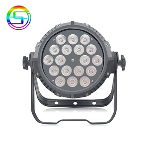 ไฟพาร์6IN1 LED กันน้ำ rgbwaauv สำหรับการแสดงบนเวที18X18W กลางแจ้ง - Product Image 1
