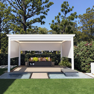 Cortina de Porta Deslizante Externa com Persianas de Pergola, Sistemas Zip, Acessórios, Motores de Sombreamento, Tela de Cortina Rolô - Product Image 1