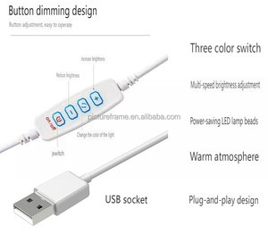 กรอบกล่องไฟ LED ทรงสี่เหลี่ยมสำหรับใช้ในบ้านของขวัญคริสต์มาสปรับแต่งได้กรอบกล่องเงาทรงสี่เหลี่ยมแบบเรียบง่ายพร้อมการพิมพ์ตัดด้วยรังสียูวีขนาด13x26ซม. - Product Image 4