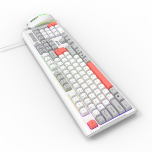 Conjunto combinado de teclado y ratón con cable delgado y logotipo personalizado con almohadilla digital USB para PC portátil-Estilo de proyección Nuevo - Product Image 4