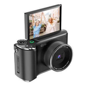 Cámara digital portátil 1080P FHD para niños 44MP con pantalla LCD de 2,4 pulgadas Sensor de imagen CCD Vlogging recargable hecho de plástico