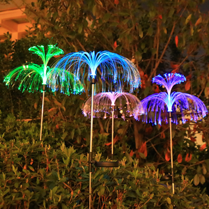सौर पैनल-संचालित डबल लेयर जेलीफिश नेतृत्व स्ट्रिंग rgb क्रिसमस घरेलू पार्टियों के लिए आउटडोर गार्डन - Product Image 4