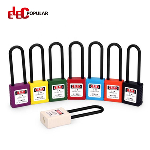 Elecpopular 2024 Chống từ cách điện ABS điện dài còng dưới khóa ổ khóa Nylon Cửa Khóa khóa hiệu ứng điện - Product Image 4