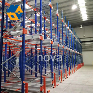 NOVA Fifo Heavy Duty <strong>Loading</strong> Capacity <strong>Automatic</strong> Radio Shuttle Rack <strong>System</strong> Storage Warehouse Selective Pallet Racking <strong>System</strong>