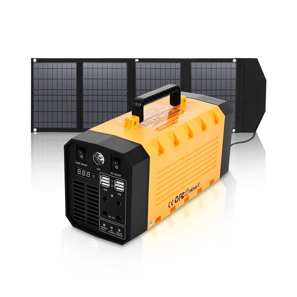ISO üretici büyük kapasiteli 1000W taşınabilir güneş jeneratör lityum 1010Wh kapasiteli saf sinüs dalga Inverter sistemi