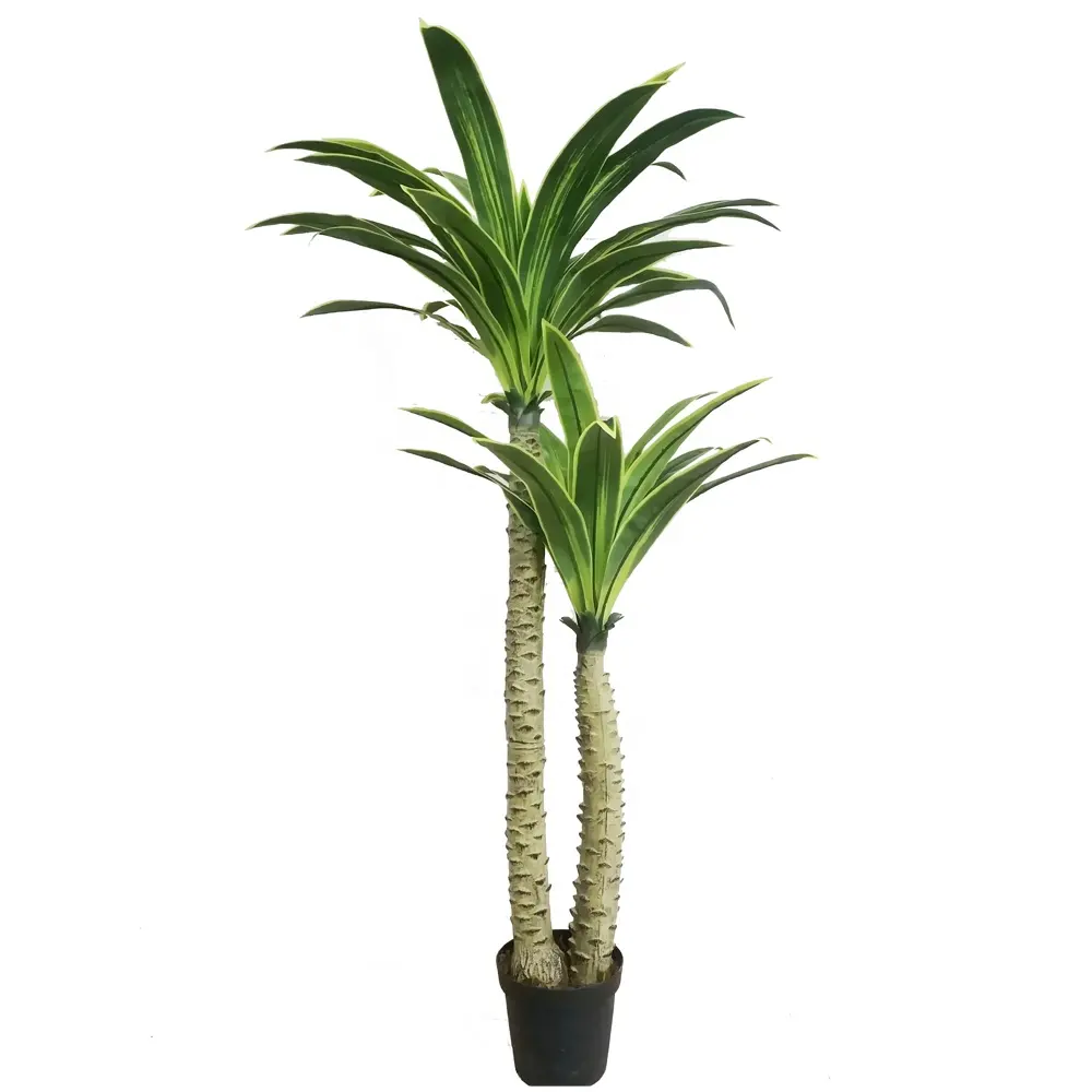 Árbol de palma, hoja de plátano, dracena exótica en maceta, Planta Artificial y flores para decoración de jardín y Paisajismo al aire libre, precio más barato