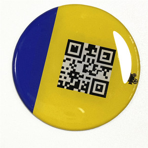 Personalizado troquelado pasivo único código QR impreso Flexible suave escritura Rfid tarjeta epoxi con pegamento fuerte - Product Image 2
