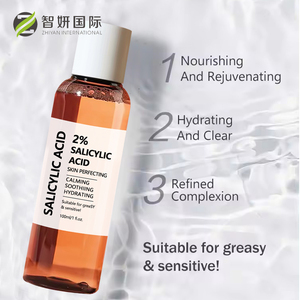 Nhãn hiệu riêng tự nhiên hữu cơ 2% BHA mực Vegan lỏng chăm sóc da mặt tẩy tế bào chết làm rõ chăm sóc mụn trứng cá với axit salicylic - Product Image 4