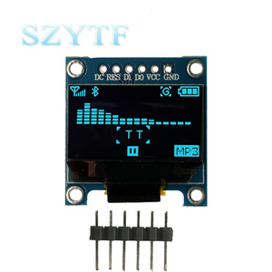 SSD136 0,96 Zoll 6Pin 12864 SPI IIC I2C Digitale OLED-LCD-Anzeige modul platine Für Arduino 51 SMT32-Laufwerk Gelb Blau Weiß