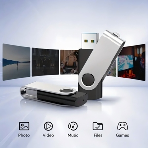 แฟลชไดรฟ์ USB 2.0 64MB-128GB เลือกได้ไดรฟ์ปากกาเมมโมรี่สติ๊กแบบหมุนได้ไดรฟ์เพนไดรฟ์สำหรับจัดเก็บข้อมูลการแชร์ไฟล์ - Product Image 5