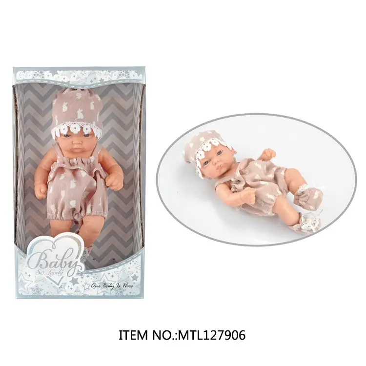 Newborn Reborn Baby Dolls Silicone Bonito Macio Bebês Boneca Moda Bebe Reborn Dolls 10 polegada Baby Toys Kid DIY PVC Vinyl Unisex