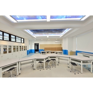 Trường Trung Học Khoa Học phòng thí nghiệm đồ nội thất bàn làm việc trường học lục giác phòng thí nghiệm bàn làm việc phòng thí nghiệm bảng - Product Image 1