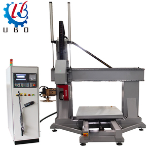 定制5轴数控路由器3D重型铸铁结构龙门双台机 - Product Image 2
