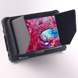 适用于Lilliput A7S 7英寸，用于HDMI输入和循环输出DLSR视频4k摄像机-带IPS液晶面板内置扬声器的顶部监视器全新