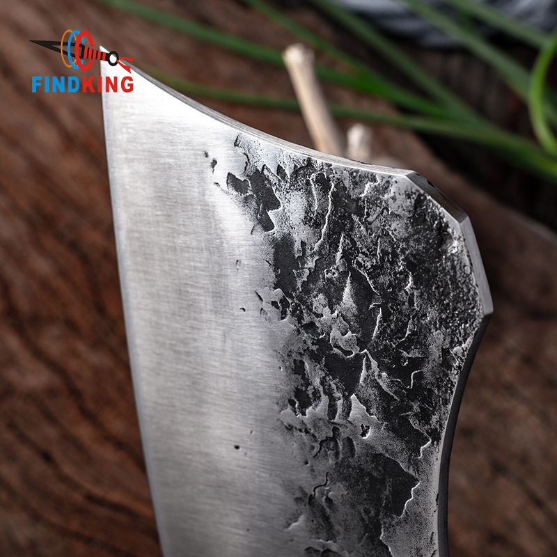 FINDKING Handmade Forged Professional Chef Knife 4Cr13Mov Cleaver Kitchen Knives Meat Vegetables Big Chopper Knife