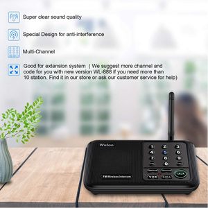 30-Channel <strong>Wireless</strong> <strong>Intercom</strong> <strong>System</strong> for Warehouse &amp; Logistics Long-Range Room-to-Room Communication,2-Pack - Product Image 6