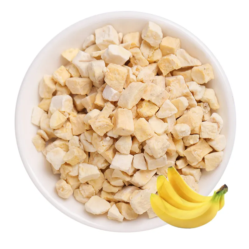 Plátanos liofilizados al por mayor Frutas saludables de alta calidad Plátanos liofilizados
