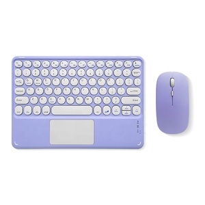Combo de teclado y ratón para iPad 2025, teclado táctil inalámbrico Bluetooth para tabletas Xiaomi Samsung Huawei con teclas redondas - Product Image 6
