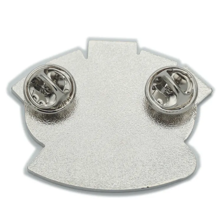 Alta qualità Fashion Design promozionale personalizzato CMYK stampa UV etichetta in metallo distintivo spilla a forma di U Pin