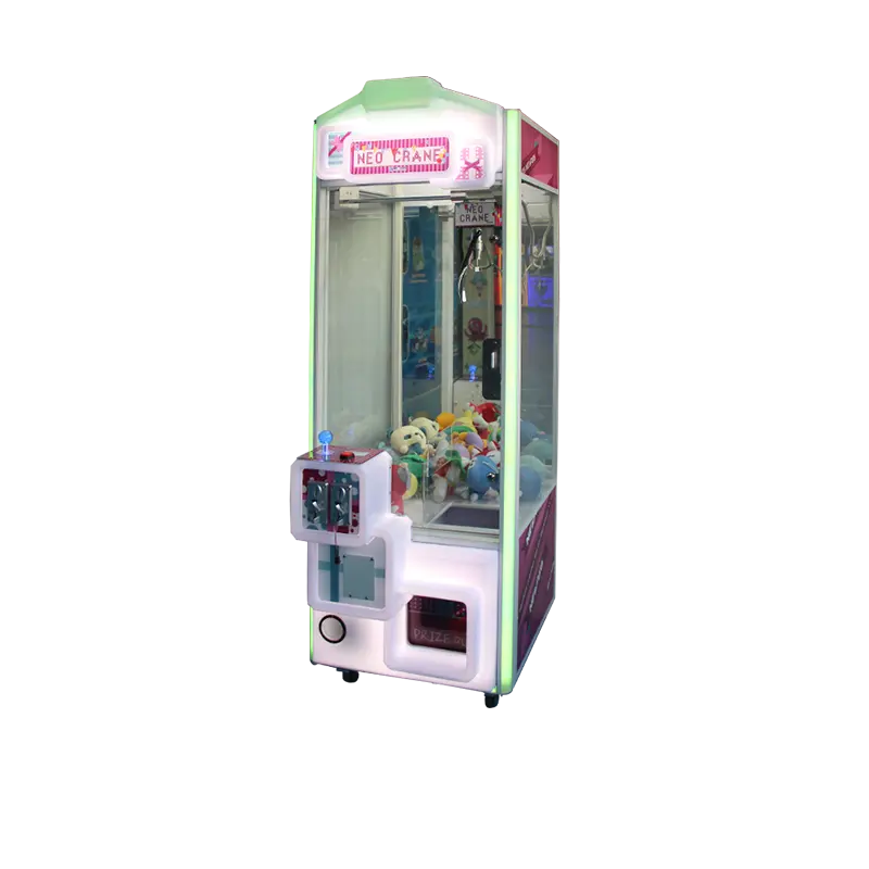 Neofuns divertimento a buon mercato giochi a gettoni giocattolo peluche vendita artiglio gru macchina con accettore di banconote