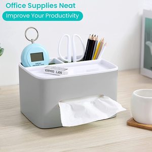 Hộp Đựng Khăn Giấy Hình Chữ Nhật Hộp Đựng Khăn Giấy Trang Trí Để Bàn Từ Xa Hộp Đựng Khăn Giấy Đa Năng - Product Image 4