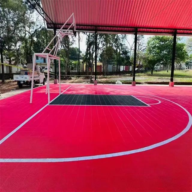 Suelo de plástico marcado, suelo de plástico para eventos temporales, baldosas de cancha de baloncesto, alfombrilla para exteriores