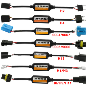 LED ไฟหน้า CANbus ถอดรหัส HH1 H3 H4 H7 H11 9004 9005 CANbus ข้อผิดพลาดฟรีถอดรหัสข้อผิดพลาดรหัส Eliminator - Product Image 6