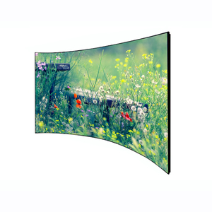 FUTURE 200 Inch 4K <strong>Curved</strong> <strong>Fixed</strong> <strong>Frame</strong> Projection <strong>Screen</strong> Wall Mounted Home Cinema Spherical HD Projector <strong>Screen</strong> - Product Image 1