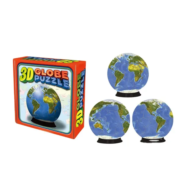 DIA 13CM Kunststoff 3D Puzzle Globus Ball Puzzle Bälle
