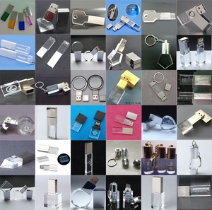 Nhanh Chóng Sét Glass Không Dây Ánh Sáng Lên Nhảy 2.0 4Gb Led Logo Usb Ổ Đĩa Flash Với Trường Hợp Và Bìa - Product Image 2