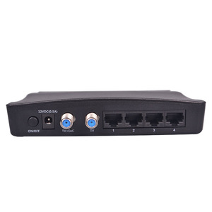 HomePlug เทคโนโลยี AV 4 * FE EoC สะพานโมเด็ม Esclavo ทาสสำหรับอินเทอร์เน็ตผ่านเครือข่ายสายโคแอ็กซ์ - Product Image 1