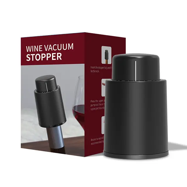 Offre Spéciale 2024 accessoires de vin Mini presse manuelle pompe vide vin rouge bouchon de bouteille en Silicone