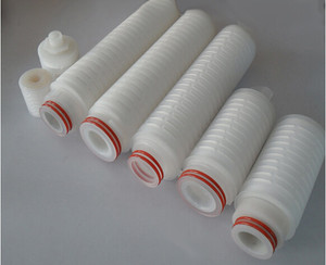 ไส้กรองน้ำมีความแม่นยำสูงขนาด20นิ้ว0.2ไมครอนไส้กรองน้ำ PP แบบอัดพลีทสำหรับเปลี่ยนไส้กรอง - Product Image 1