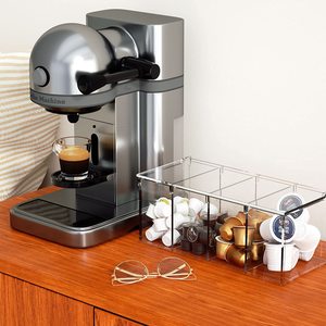 Hộp đựng cà phê bằng acrylic, giá để cà phê dạng viên nang, hộp đựng túi cà phê bằng acrylic trong suốt, 4 ngăn, có thể tùy chỉnh - Product Image 3