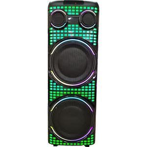 Sistema de altavoces Subwoofer Dual de 12 pulgadas de alta calidad, iluminación LED RGB directa de fábrica, batería alimentada, Audio doméstico, comunicación WiFi - Product Image 1