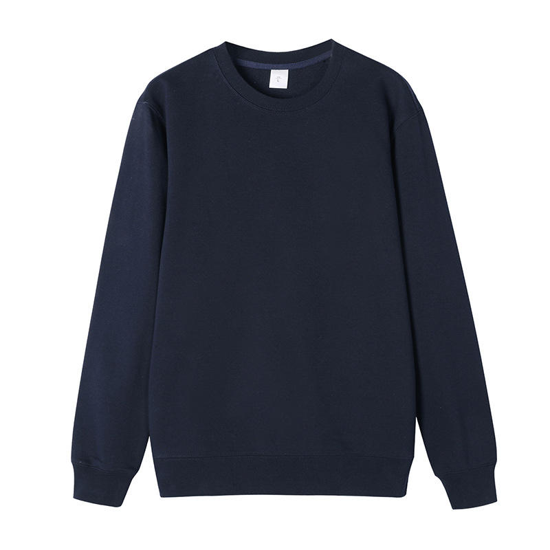 Round neck dark blue