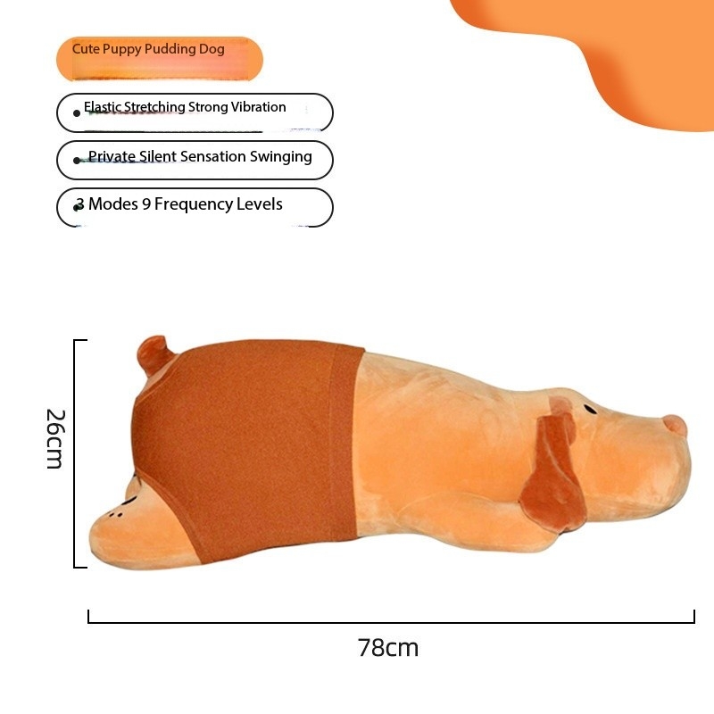 Peluche Chien Jaune