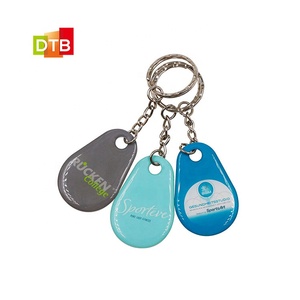 定制小挂件Rfid NFC/RFID环氧钥匙卡可重写水晶胶环氧门禁卡