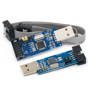 1Set USBASP USBISP AVR <strong>Programmer</strong> USB <strong>ATMEGA8</strong> ATMEGA128 ATtiny/CAN/PWM 10Pin Wire Module DIY + 10Pin To 6 Pin Adapter Board