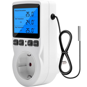 Control de temperatura digital/enchufe de controlador de temperatura de 230 V con sensor, enchufe de termostato, interruptor de temperatura con temporizador - Product Image 6