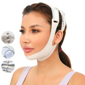 Silikon çene V kayışı kaldırma elastik yüz zayıflama bandaj V hattı yüz Shaper yanak germe kemeri