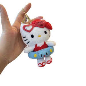 卸売り新品ハロースイミングKTぬいぐるみキーチェーンオーナメントPPコットン充填猫ペンダントぬいぐるみぬいぐるみ